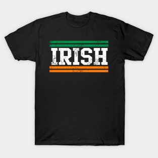 Irish Ireland Flag St Patricks Day Family Heritage T-Shirt